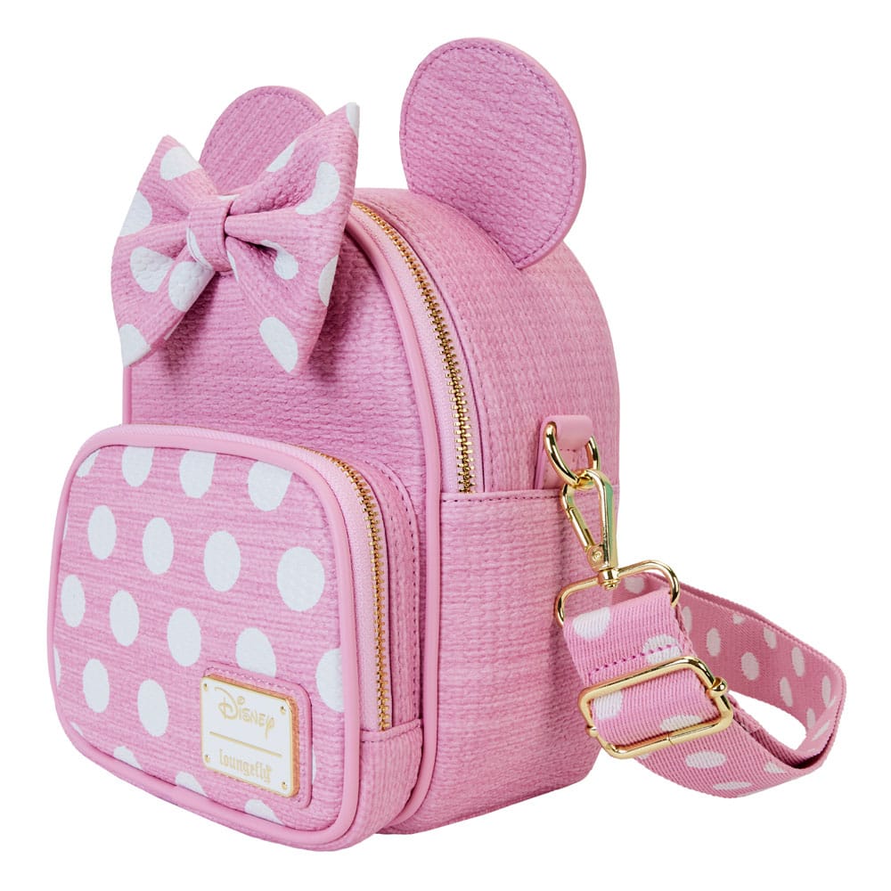 Disney by Loungefly Minnie Convertible Straw Mini Backpack