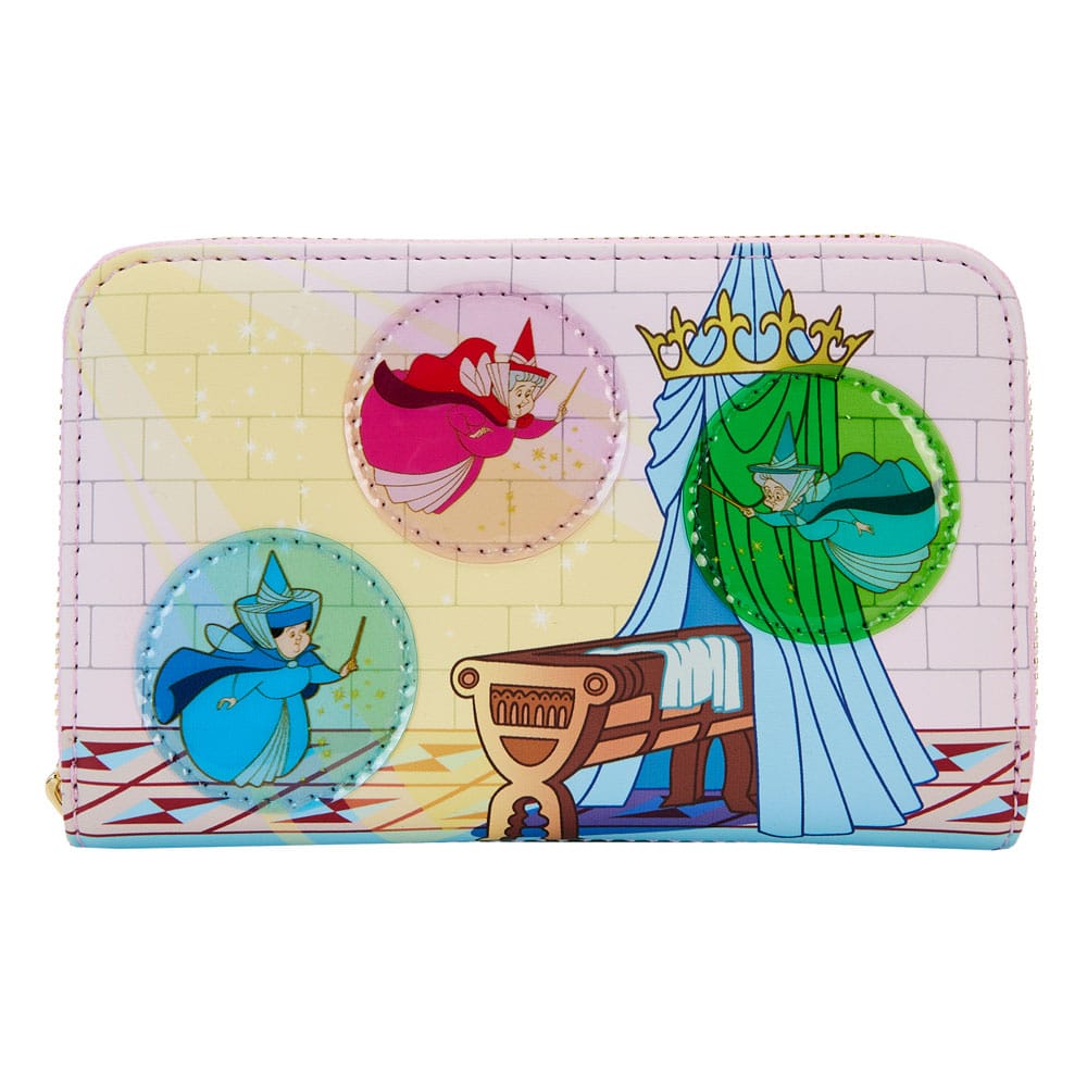 Disney Sleeping Beauty Stained Glass Castle Loungefly Wallet