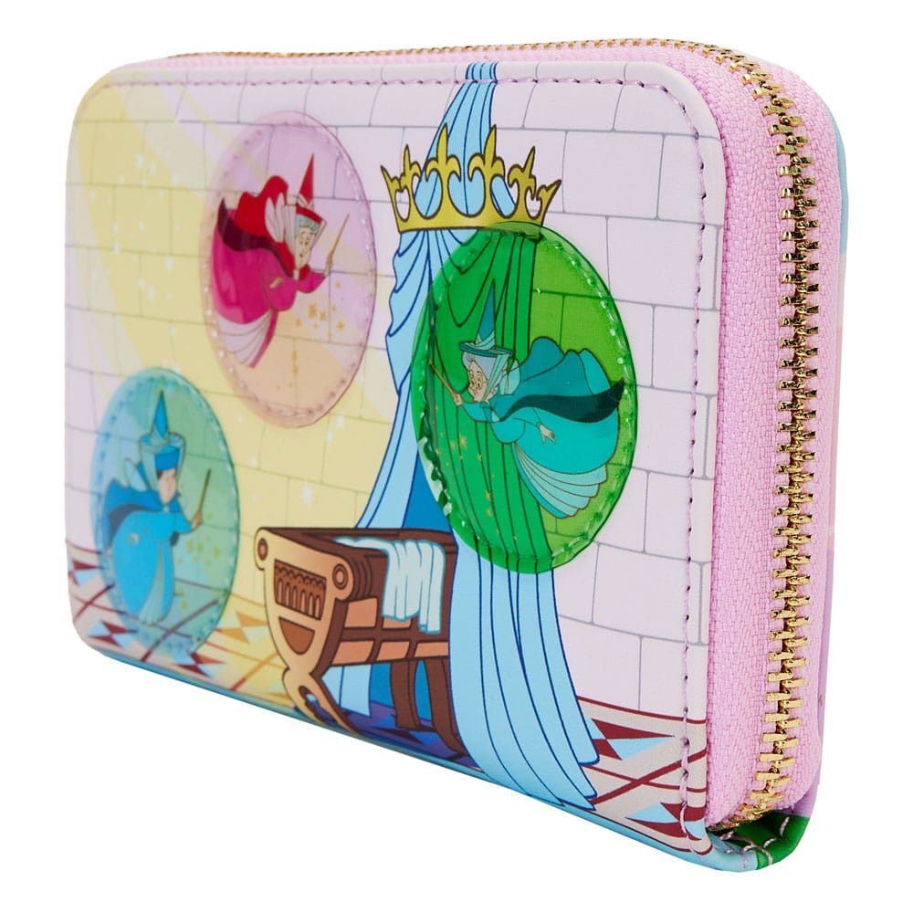 Disney Sleeping Beauty Stained Glass Castle Loungefly Wallet