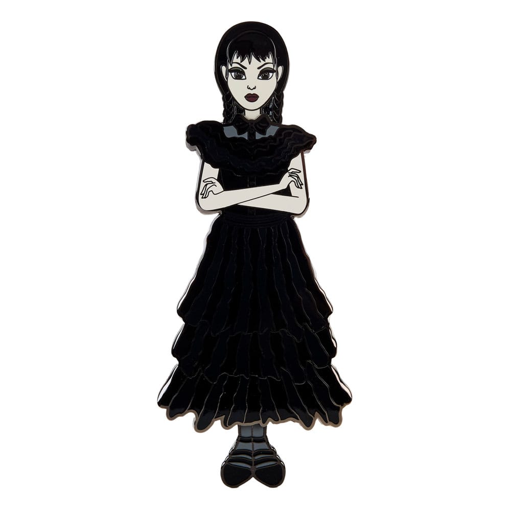 Wednesday by Loungefly Wednesday Addams Paper Doll 3 cm Enamel Pins 4-Set