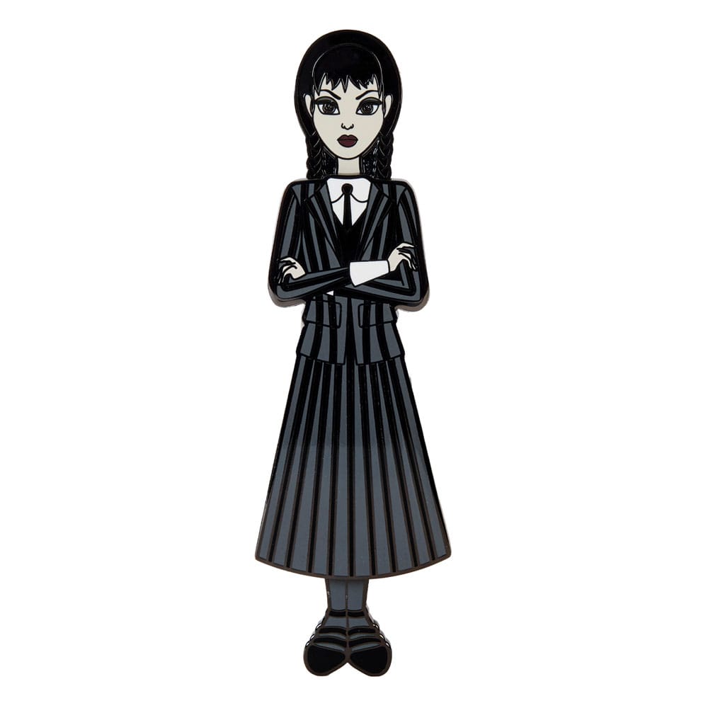 Wednesday by Loungefly Wednesday Addams Paper Doll 3 cm Enamel Pins 4-Set