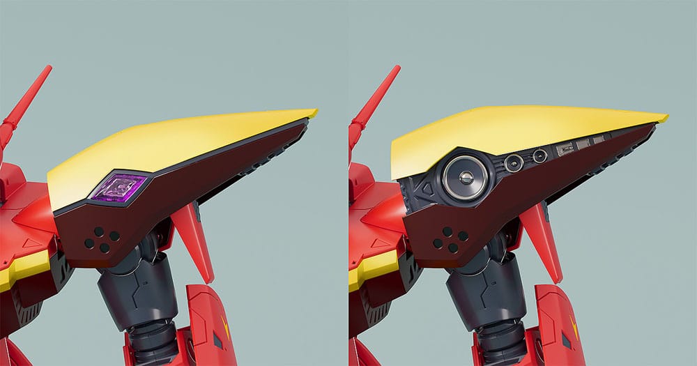 The Super Dimension Fortress Macross PLAMAX VF-19 Custom Fire Valkyrie (Basara Nekki Unit) 22 cm 1/72 Plastic Model Kit