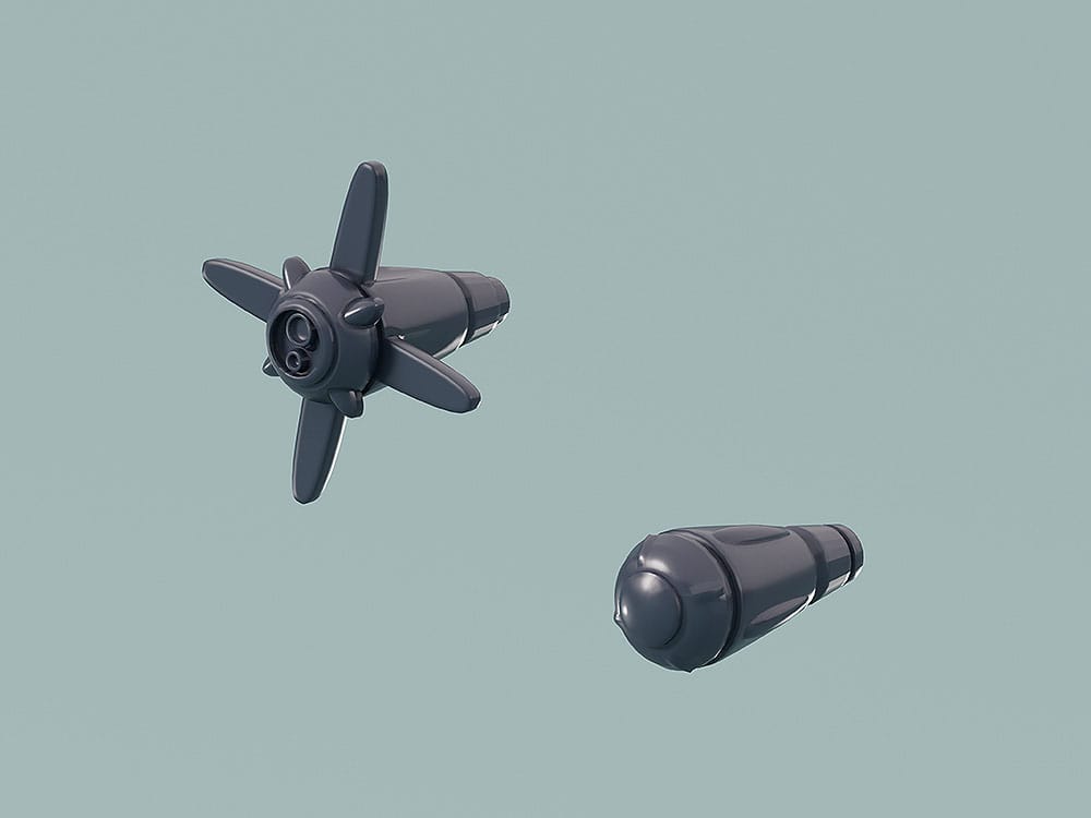 The Super Dimension Fortress Macross PLAMAX VF-19 Custom Fire Valkyrie (Basara Nekki Unit) 22 cm 1/72 Plastic Model Kit