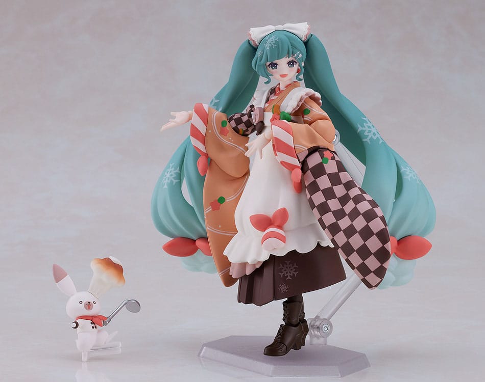 Character Vocal Series 01: Hatsune Miku Snow Miku: Winter Delicacy Ver. 14 cm Figma Action Figure