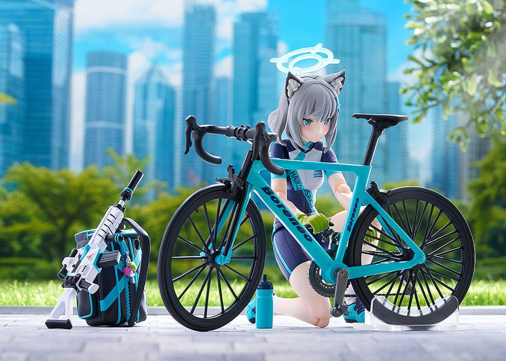 Blue Archive Figma Shiroko Sunaookami Cycling DX Edition 15 cm Action Figure