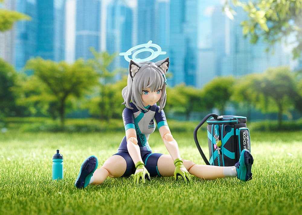 Blue Archive Figma Shiroko Sunaookami Cycling DX Edition 15 cm Action Figure
