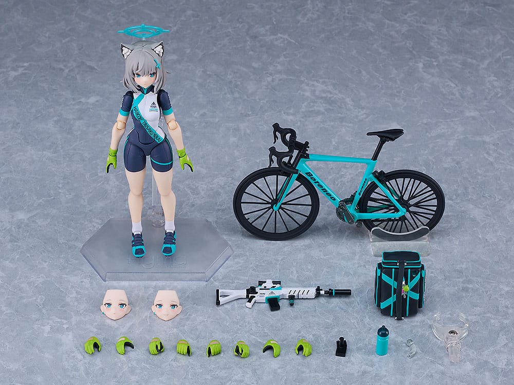 Blue Archive Figma Shiroko Sunaookami Cycling DX Edition 15 cm Action Figure