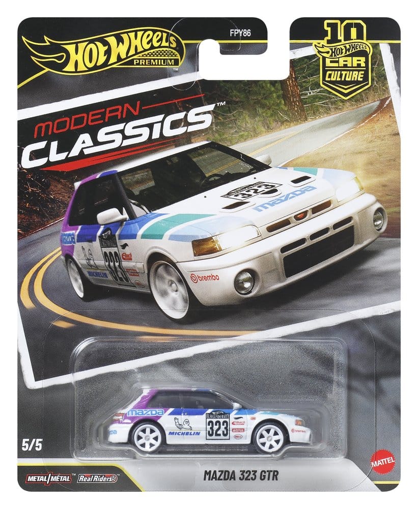 Hot Wheels Premium Die-Cast Vehicles 1/64 Car Culture 976R Assortment (10)