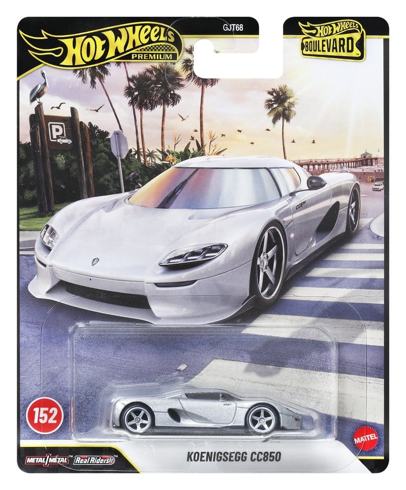 Hot Wheels Premium Die-Cast Vehicles 1/64 Boulevard 978H Assortment (10)