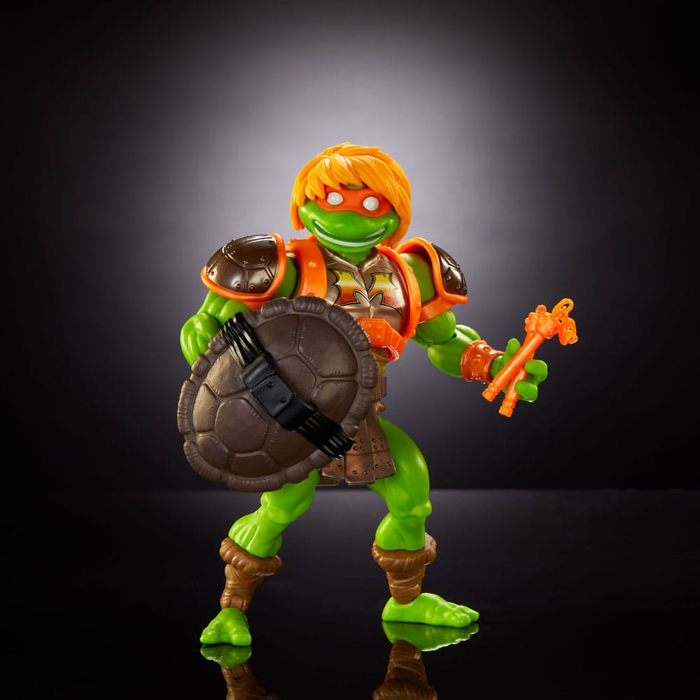 MOTU x TMNT Turtles of Grayskull Michelangelo 14 cm Action Figure