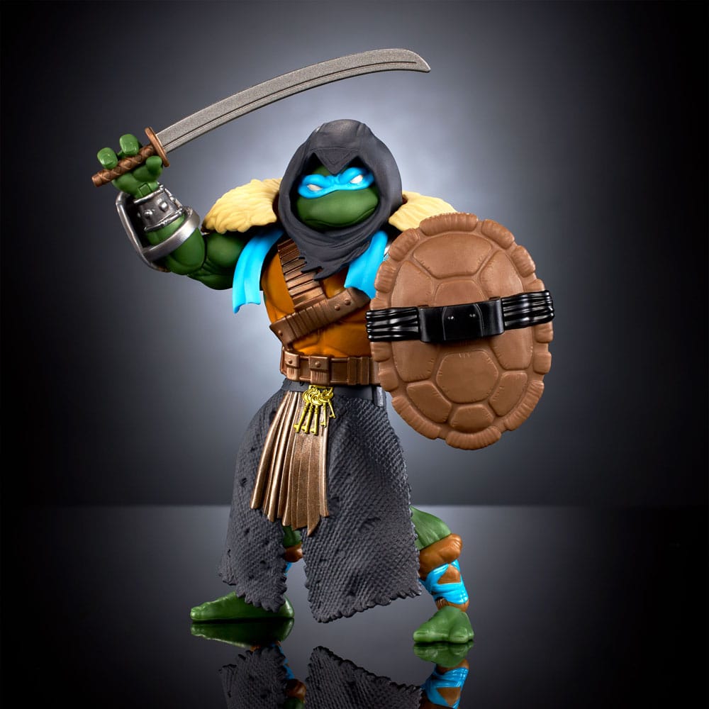 MOTU x TMNT: Turtles of Grayskull Stealth Armor Leonardo 14 cm Action Figure
