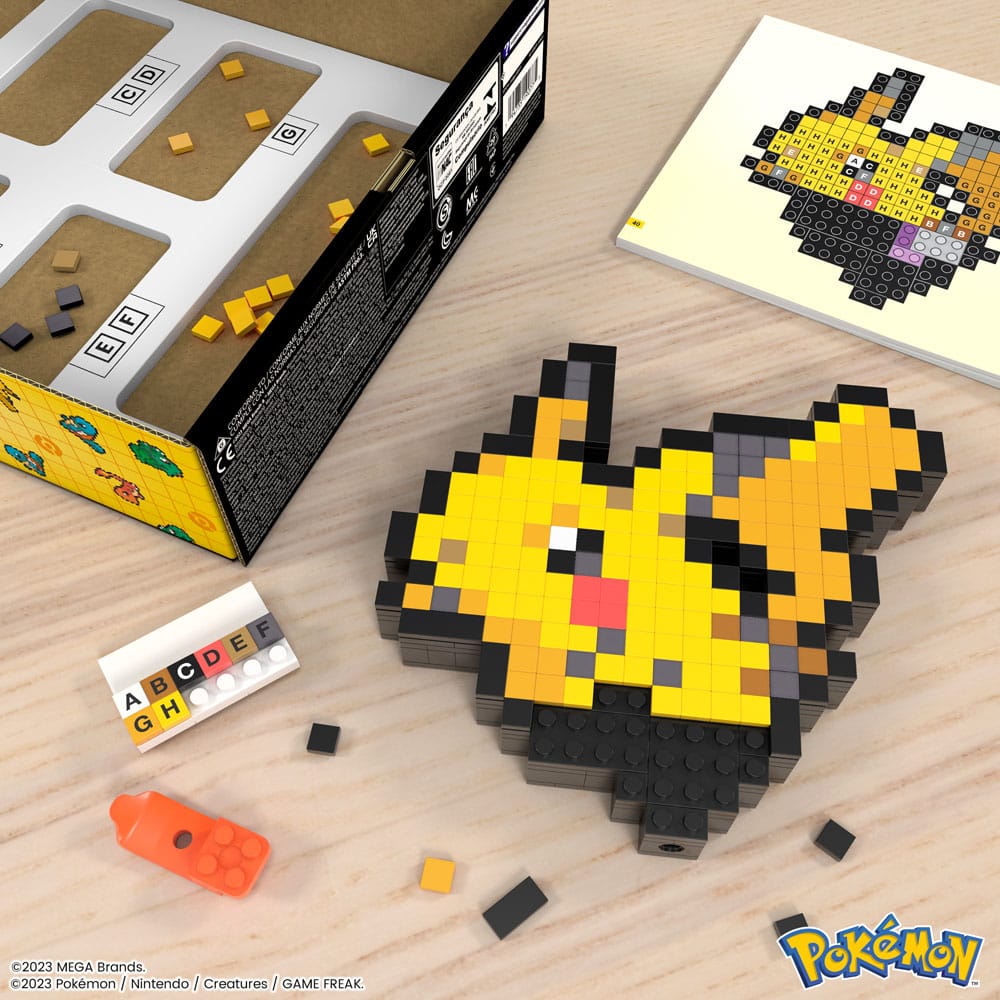 Pokémon Pikachu Pixel Art MEGA Construction Set