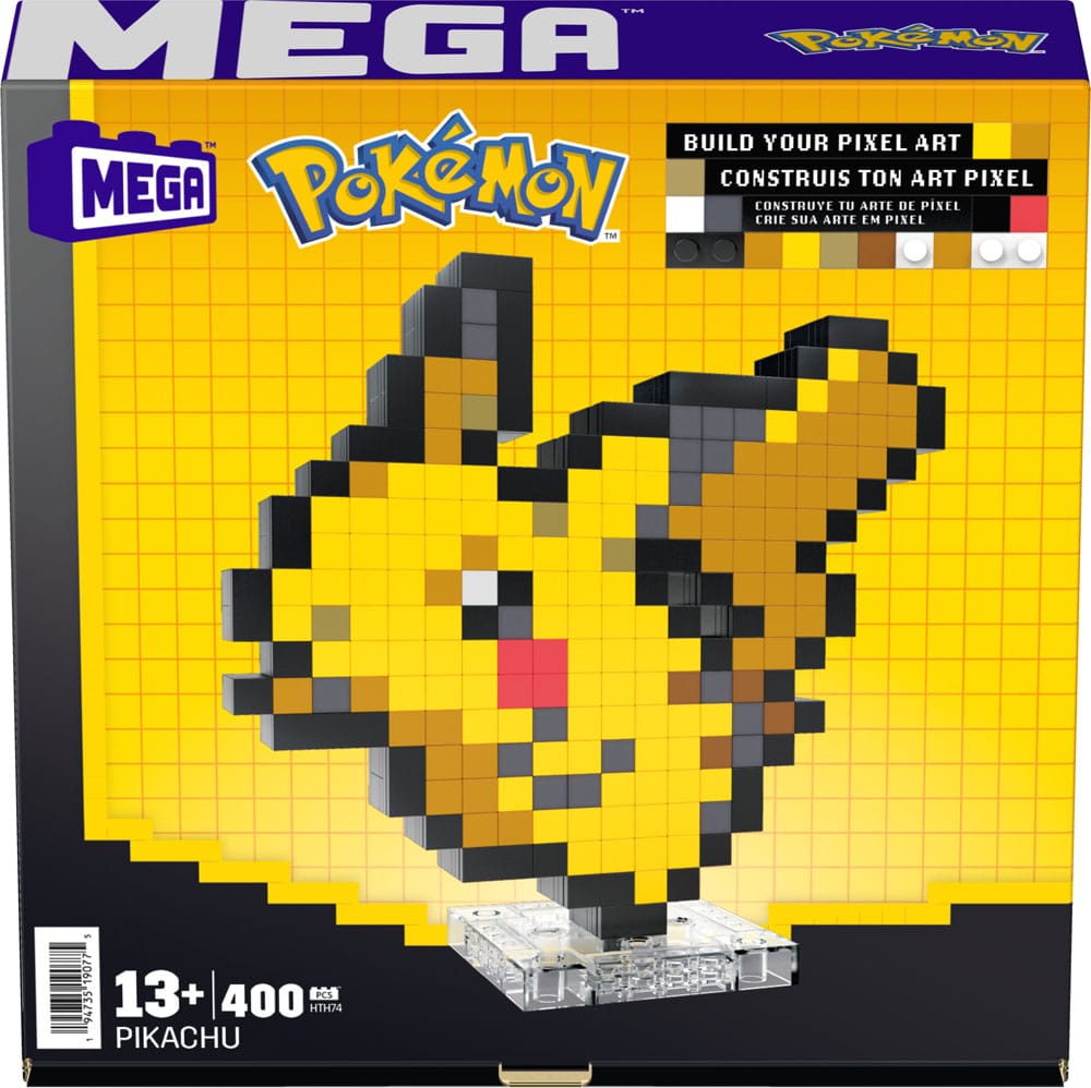 Pokémon Pikachu Pixel Art MEGA Construction Set