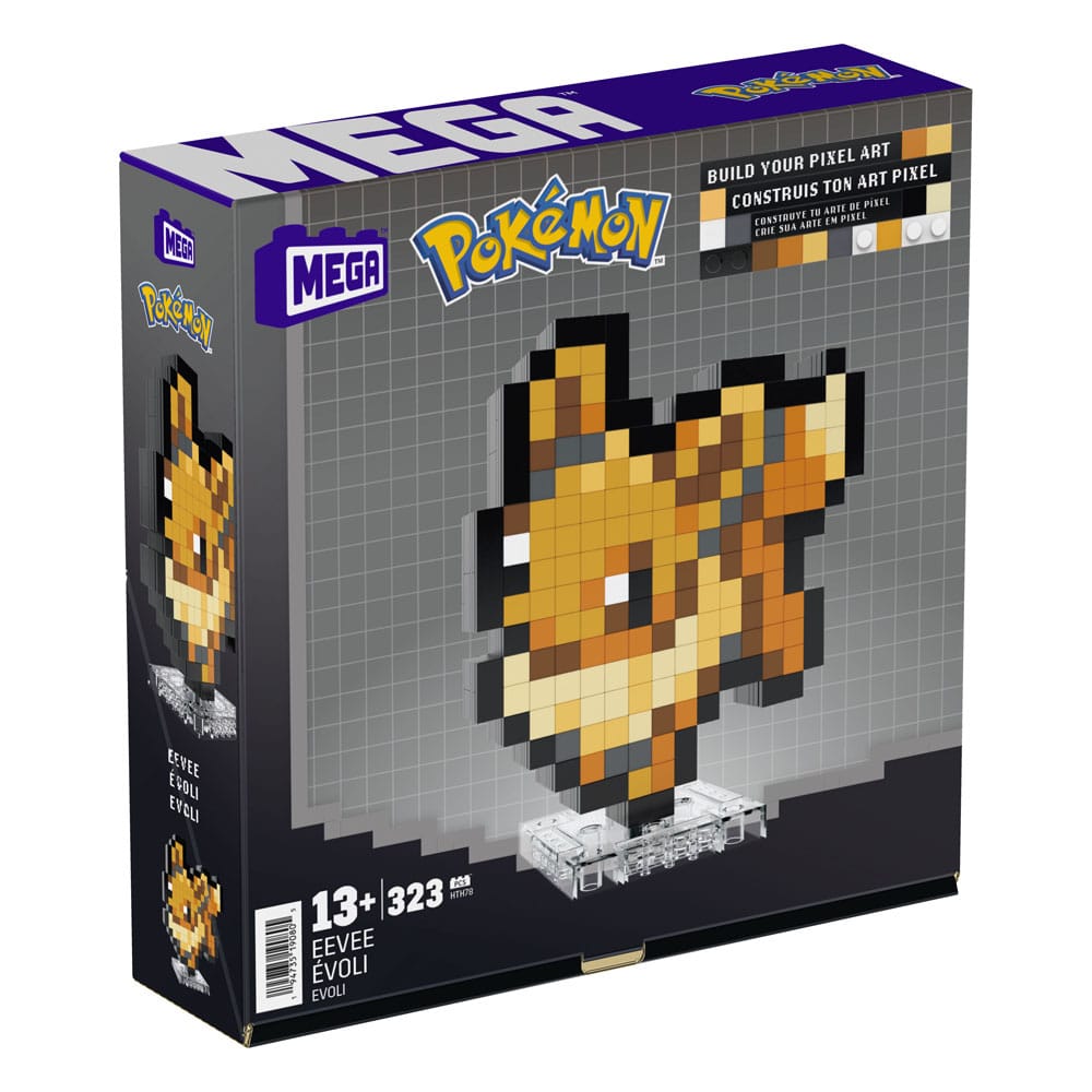 Pokémon Eevee Pixel Art Mega Construction Set