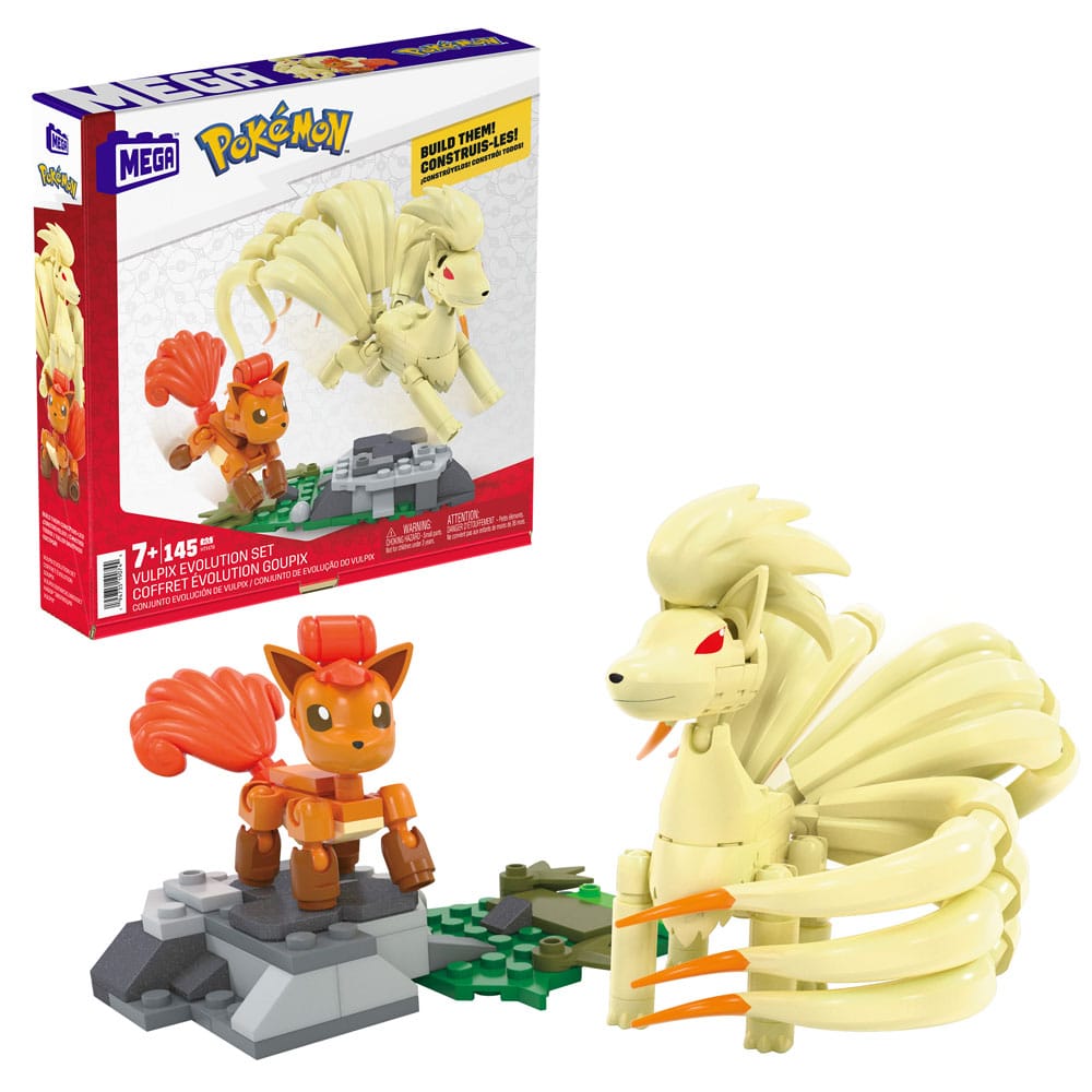 Pokémon Vulpix Evolution MEGA Construction Set