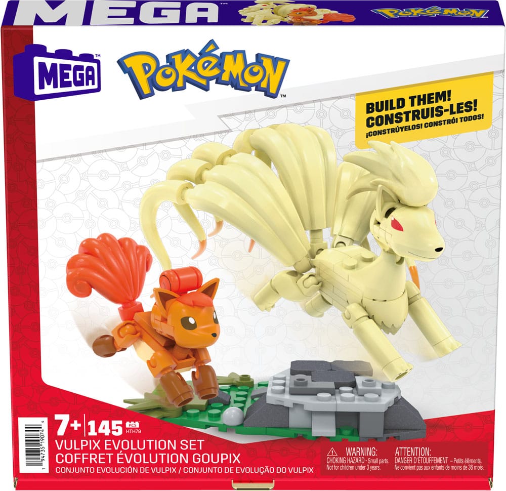 Pokémon Vulpix Evolution MEGA Construction Set