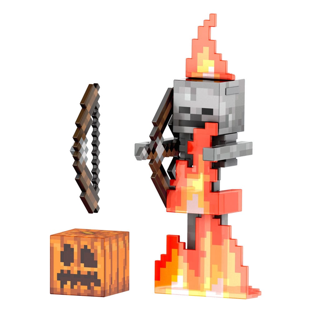 Minecraft Diamond Level Skeleton 14 cm Action Figure