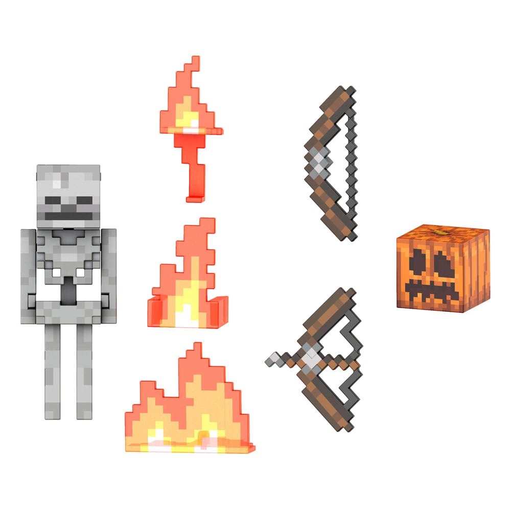 Minecraft Diamond Level Skeleton 14 cm Action Figure