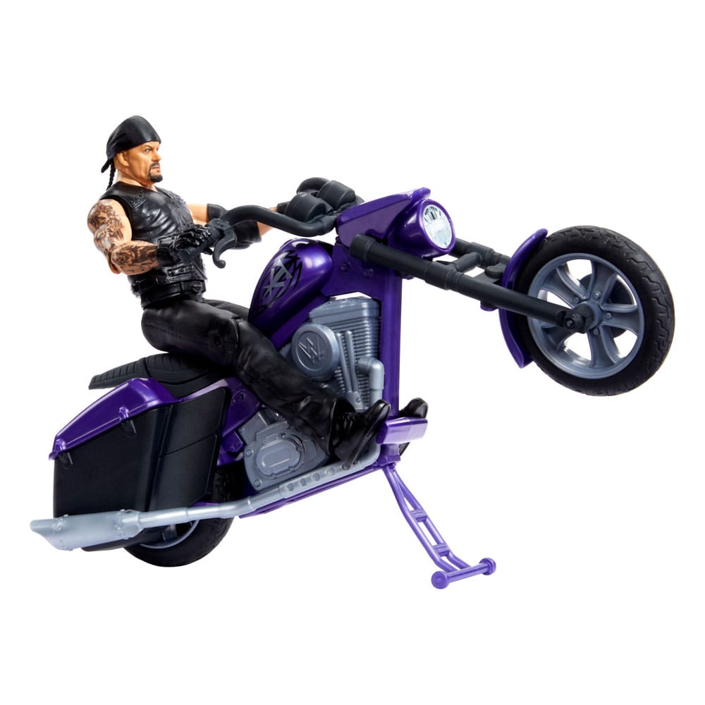 WWE Wrekkin' Big Evil Slamcycle with Undertaker Action Figure 15 cm Vehicle