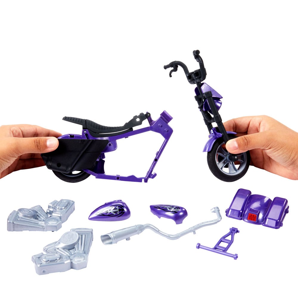WWE Wrekkin' Big Evil Slamcycle with Undertaker Action Figure 15 cm Vehicle