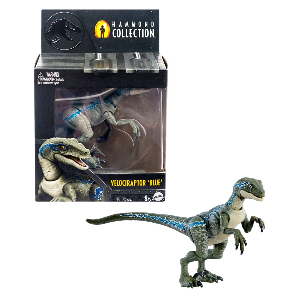 Jurassic Park Velociraptor Blue Hammond Collection Action Figure