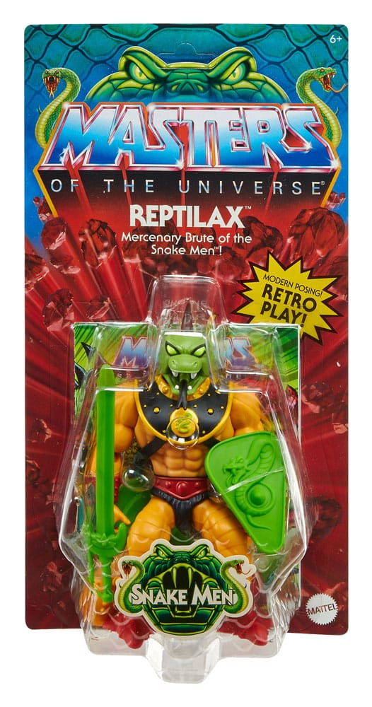 Masters of the Universe Origins Action Cartoon Collection: Snake Men: Reptilax 14 cm Action Figure