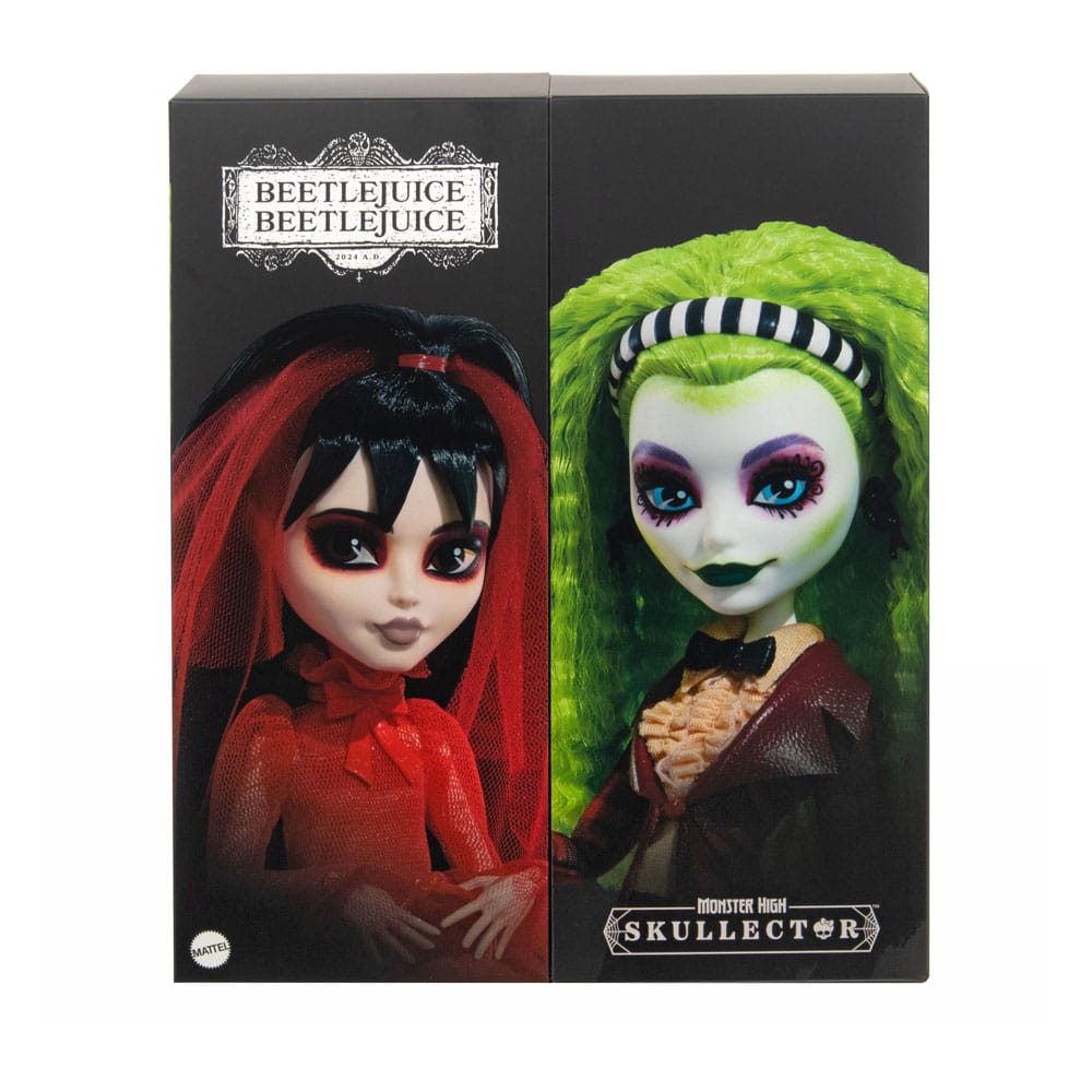 Beetlejuice Beetlejuice Monster High Skullector Betelgeuse & Lydia 25 cm 2-Pack Dolls