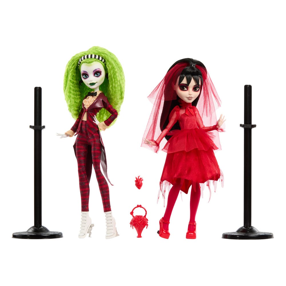 Beetlejuice Beetlejuice Monster High Skullector Betelgeuse & Lydia 25 cm 2-Pack Dolls