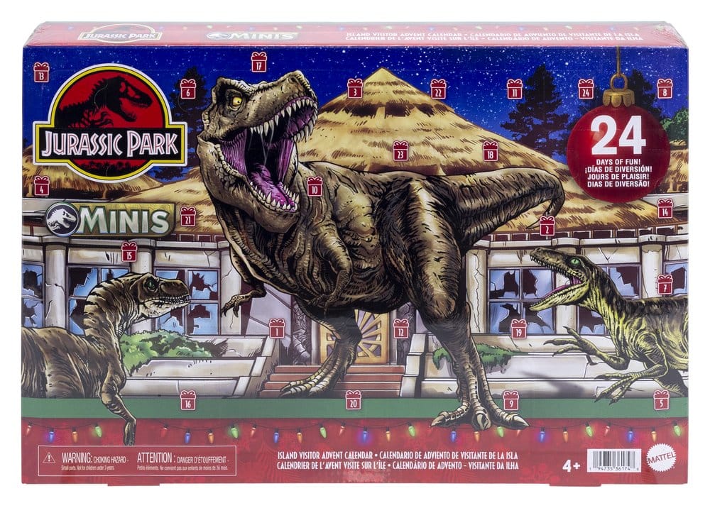 Jurassic Park Minis Advent Calendar Island Visitor