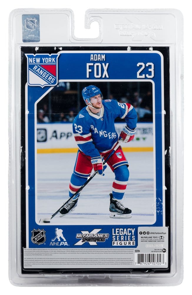 NHL McFarlane SportsPicks Action Figure Adam Fox (New York Rangers Centennial) 18 cm