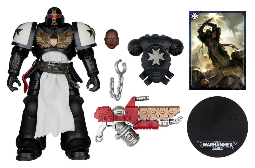 Warhammer 40,000 Action Figure Primaris Crusader (Black Templars) 18 cm