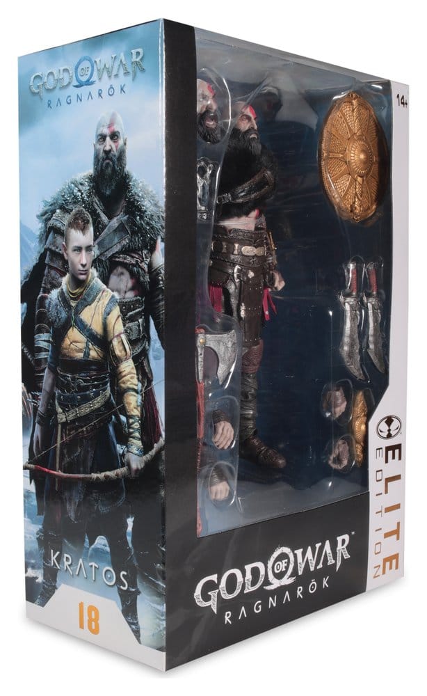 God of War Ragnarok McFarlane Elite Edition Deluxe Action Figure Kratos #18 18 cm