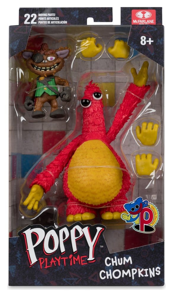 Poppy Playtime Action Figure Chum Chompkins 18 cm