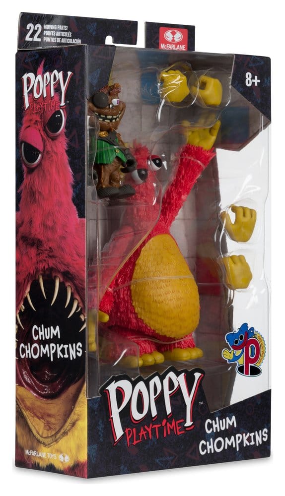 Poppy Playtime Action Figure Chum Chompkins 18 cm