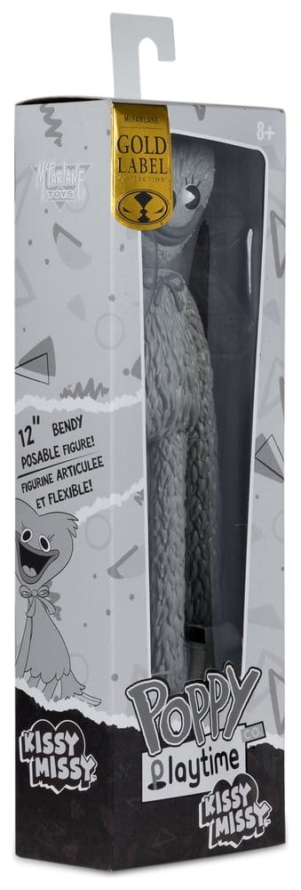 Poppy Playtime Bendables Action Figure Kissy Missy (Black and White) (Gold Label) 31 cm