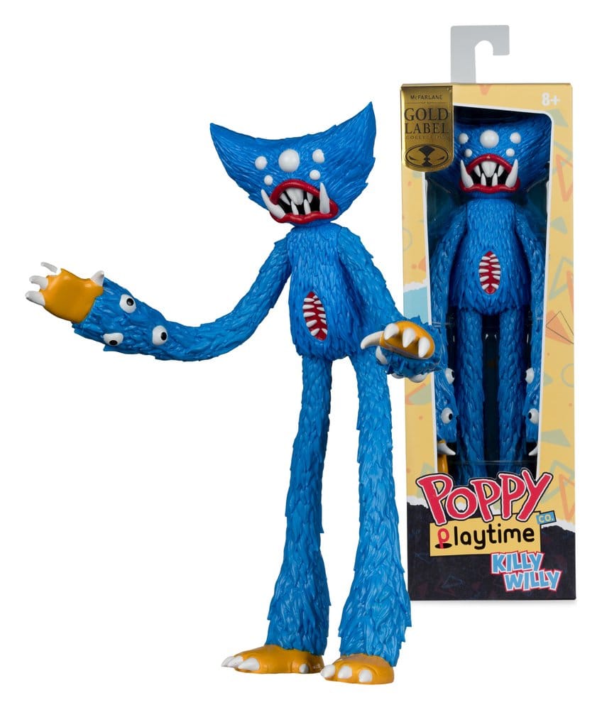 Poppy Playtime Bendables Action Figure Killy Willy (Blue) (Gold Label) 30 cm