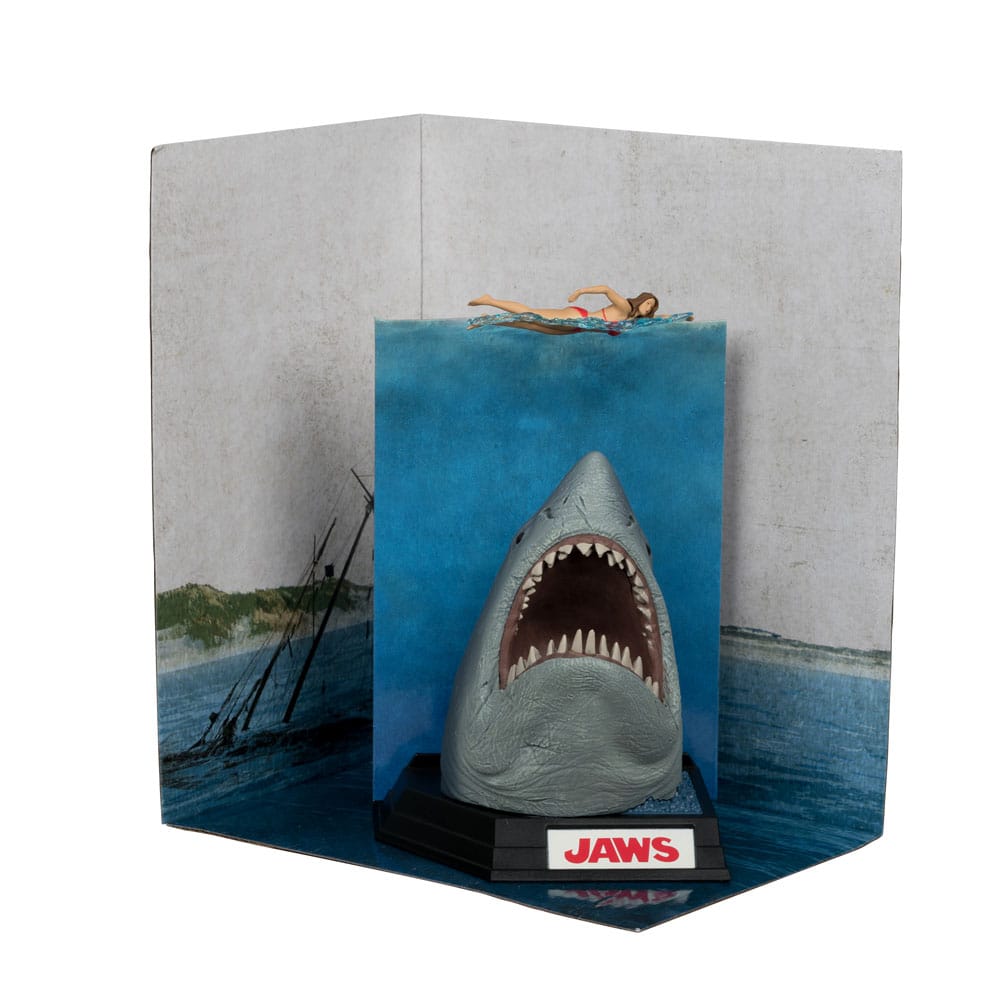 Jaws Movie Maniacs PVC Statue Jaws 50th Anniversary 16cm