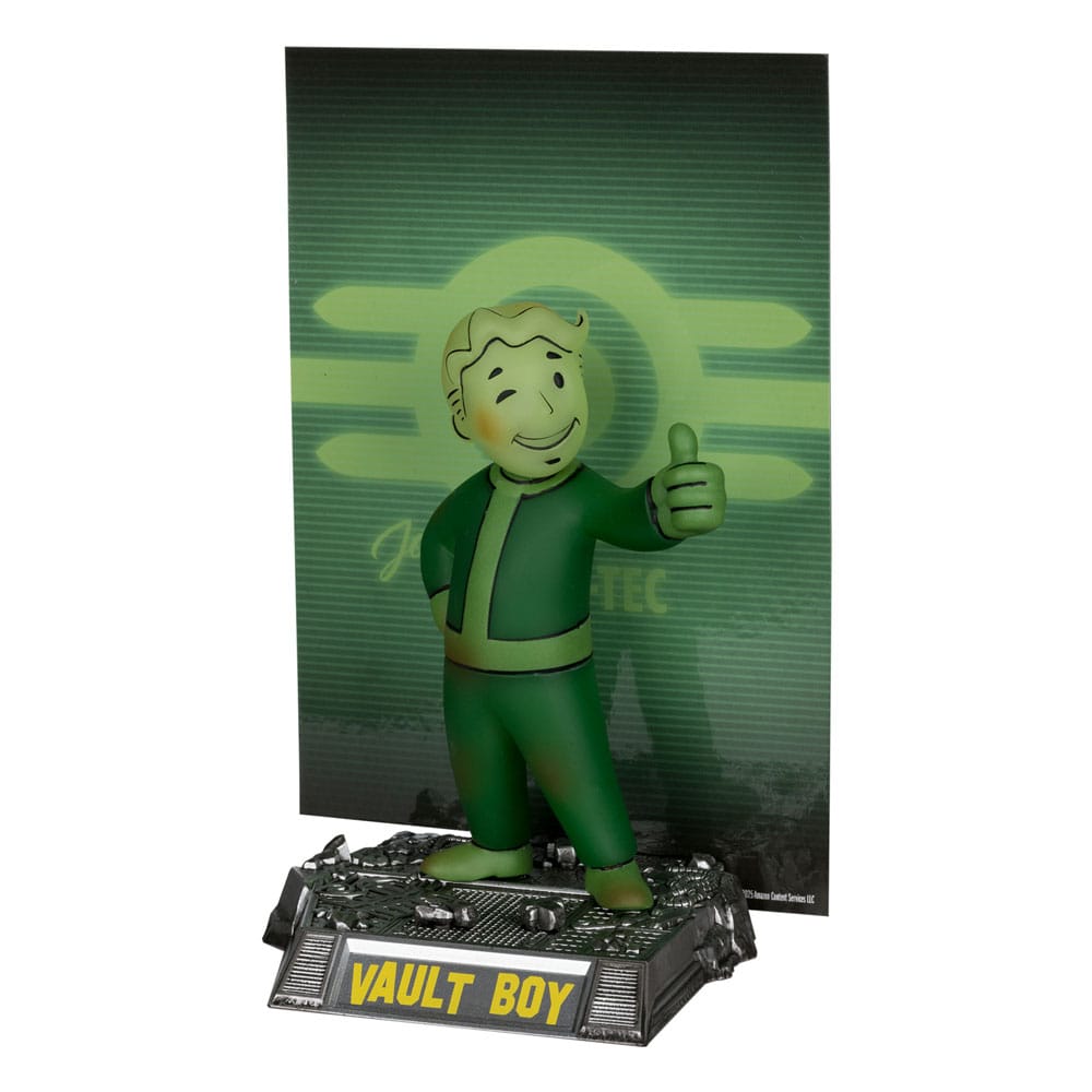 Fallout Vault Boy 13cm Glow in the Dark Edition Movie Maniacs Statue