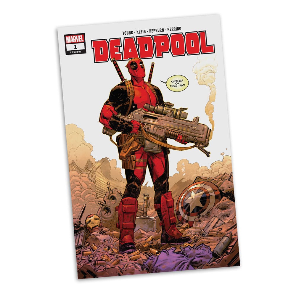 Marvel Collection PVC Statue 1/6 Deadpool (Deadpool #1)(Grey Suit Chase) 27 cm