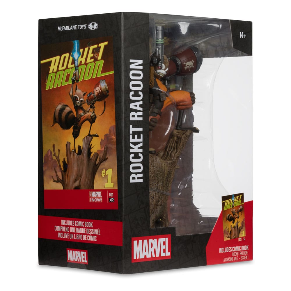 Marvel Collection PVC Statue 1/6 Rocket Racoon (Rocket Racoon: A Chasing Tale #1) 18 cm
