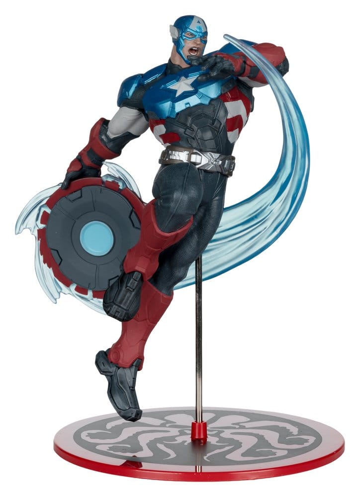 Marvel Rivals Collection 1/10 Action Figure Captain America 20 cm