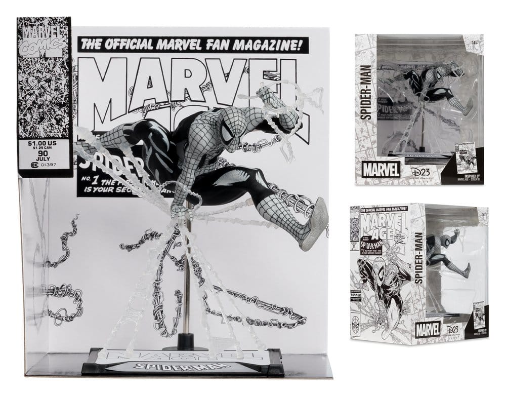 Marvel PVC Statue 1/10 Spider-Man (Marvel Age #90) (Line Art) 18 cm
