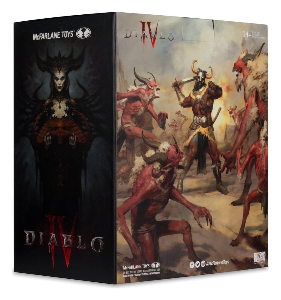 Diablo IV 1/12 Scale Limited Edition Posed Figure Barbarian 12 cm