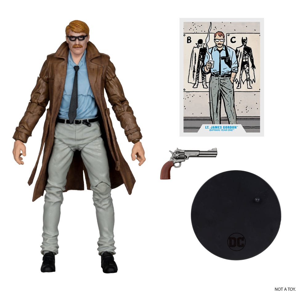 Batman Year One (Part 4) DC Multiverse Action Figure Lt. James Gordon (Gold Label) 18 cm