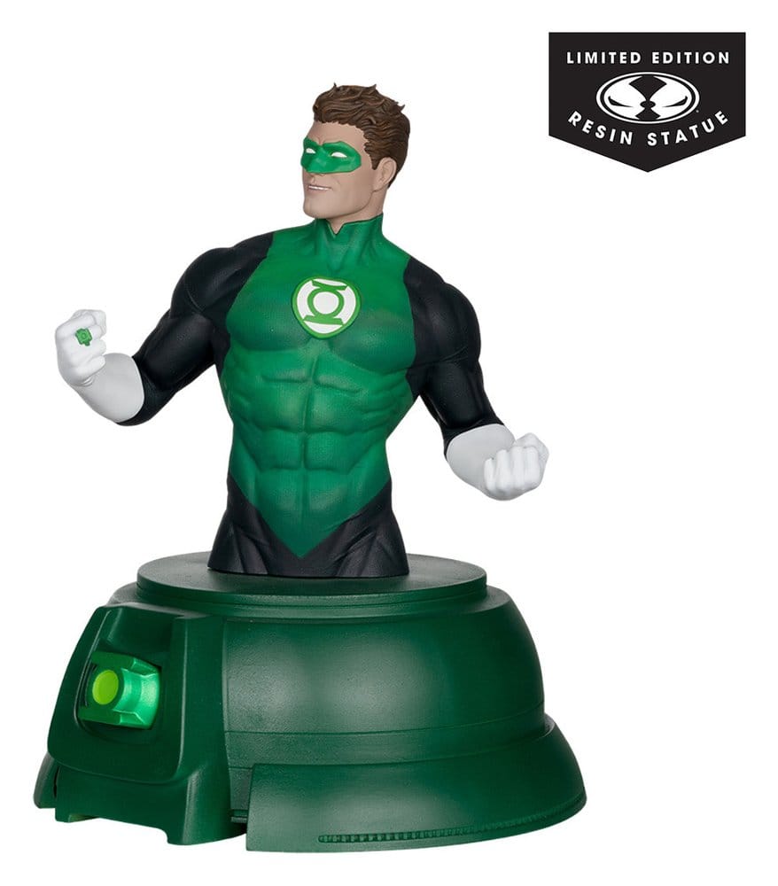 DC Direct Green Lantern Bust 1/1 Hal Jordan with Power Ring Prop Replica (Gold Label) 26 cm