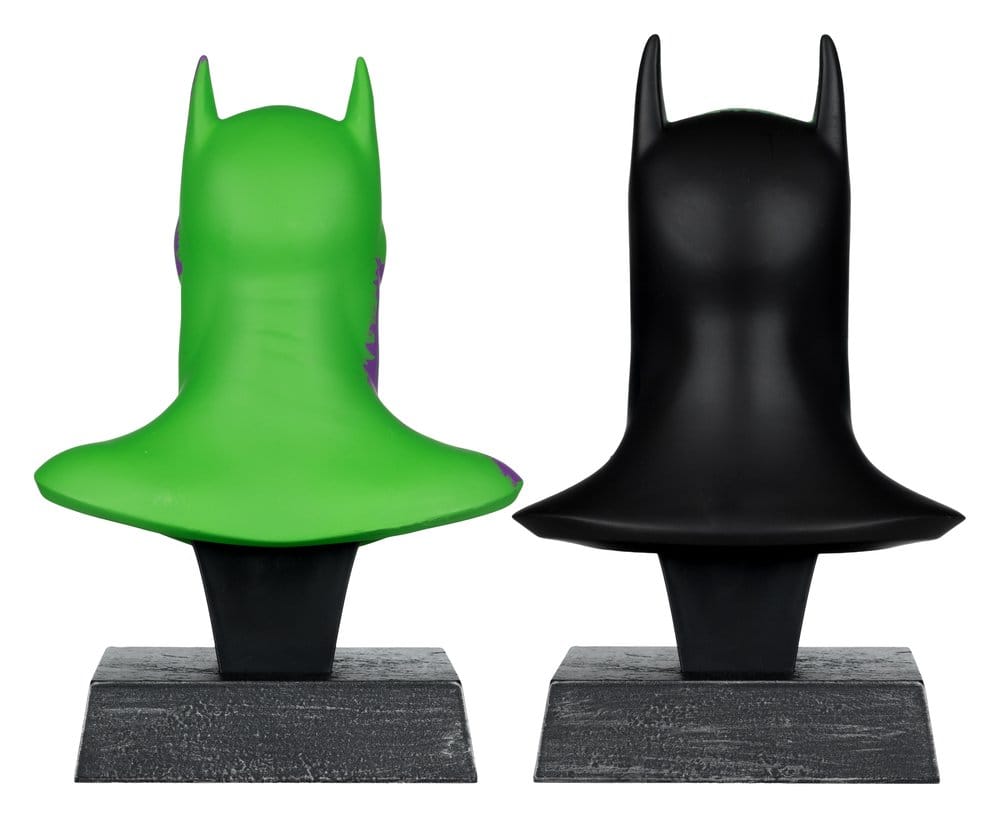 DC Direct Gold Label 1/3 Scale Jokerised Hush / Knightfall Cowl Replica 2-Pack