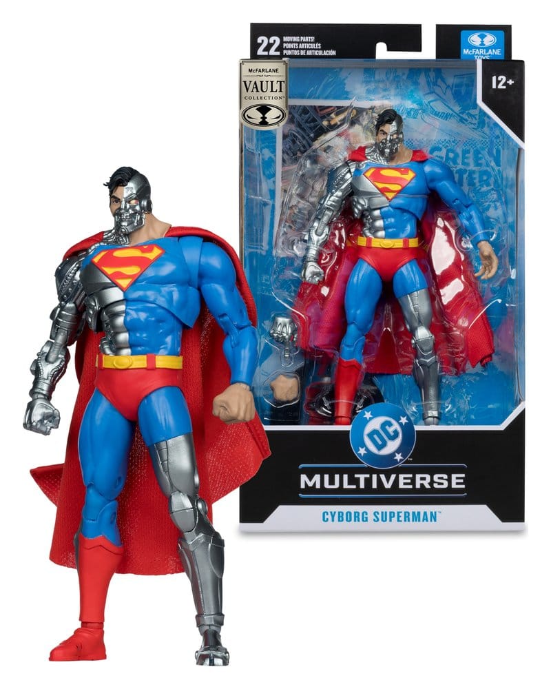 DC Multiverse McFarlane Vault Collection Action Figure Cyborg Superman (Revenge of the Green Lanterns) 18 cm