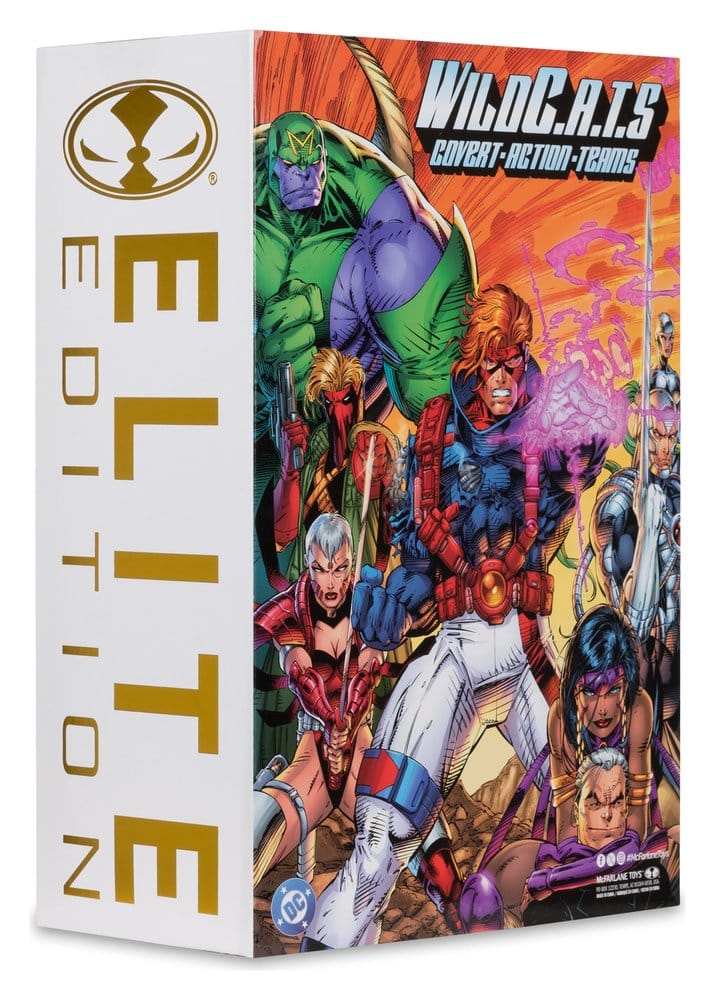 WildC.A.T.S Elite Edition Image Comic Founders Series Deluxe Action Figure Spartan 19 cm