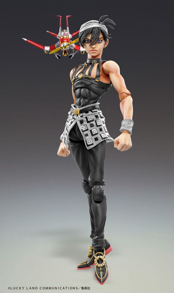 JoJo's Bizarre Adventure Part 5: Golden Wind Chozokado (Narancia Ghirga & As Version Black) 15cm Action Figure