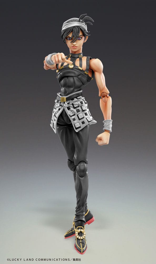 JoJo's Bizarre Adventure Part 5: Golden Wind Chozokado (Narancia Ghirga & As Version Black) 15cm Action Figure